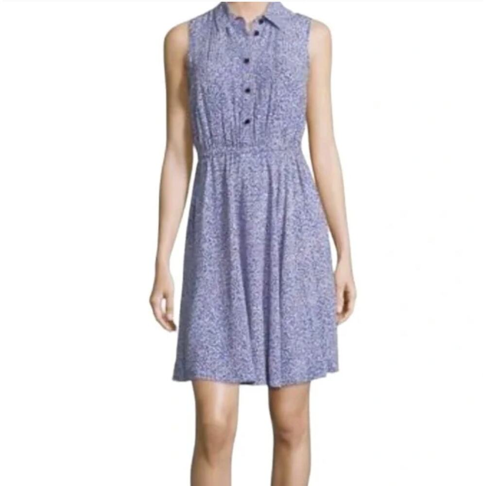 Kate Spade Floral Jersey Sleeveless Dress Sz XS